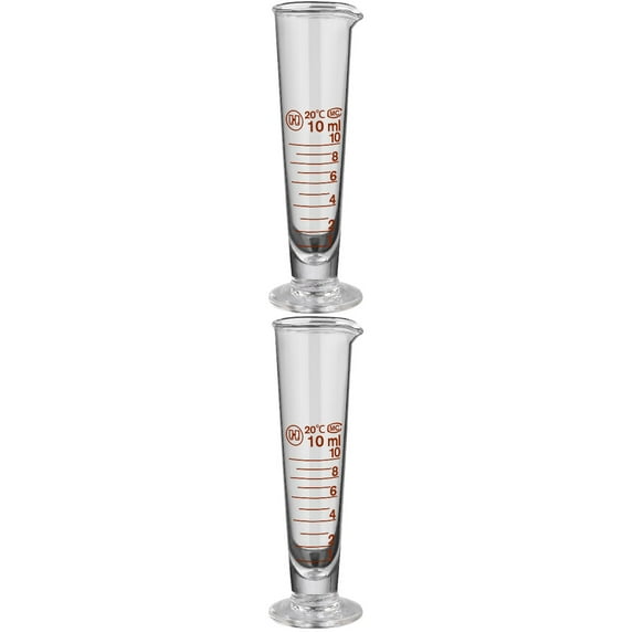 Ml Measuring Cup for of 2 Stainless Steel Glass Cups with Scale Device