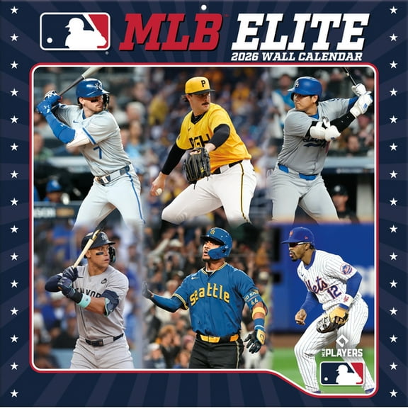 Mlb Elite 2026 12x12 Wall Calendar, (Paperback)