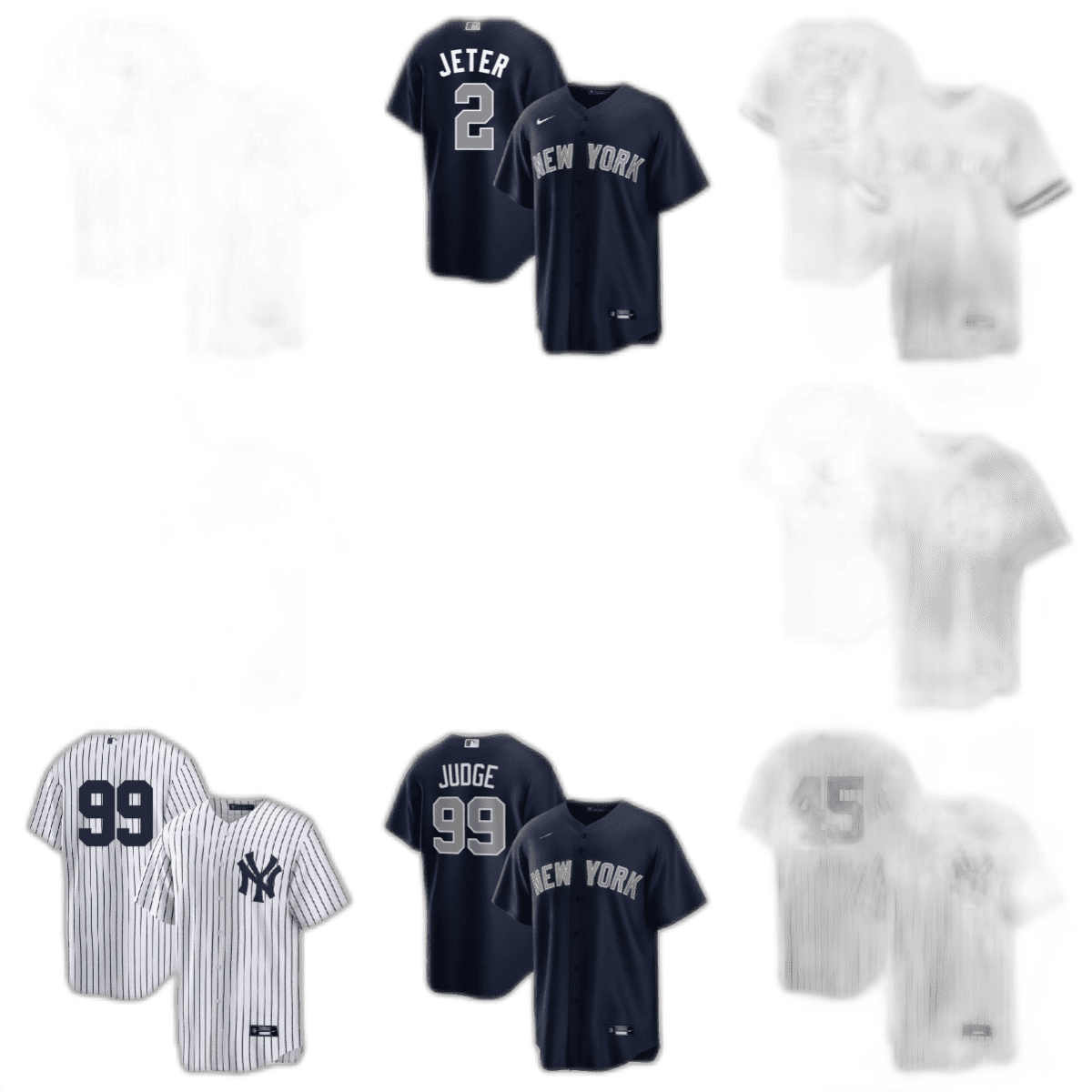 Mlb Jerseysyankees Embroidered Baseball Jerseysbaseball