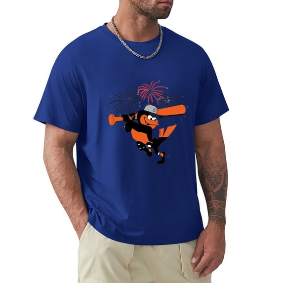 Mlbba Baseball Team Balti-more Orioles Balti-more Maryland Unisex T-shirt Adults Fashion Breathable Shorts Sleeves Crew Neck Shirts Light Sportshirts