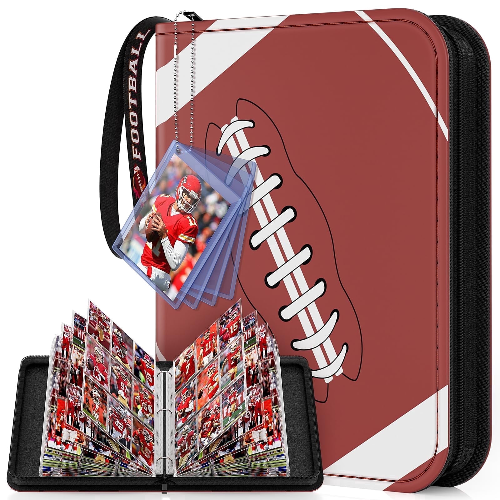 Classeur De Cartes Mlikero 720 Poches - 9 Cartes Par Page - Album Cuir PU Pour Collectionneurs - Sport, Jeu, Etc.
