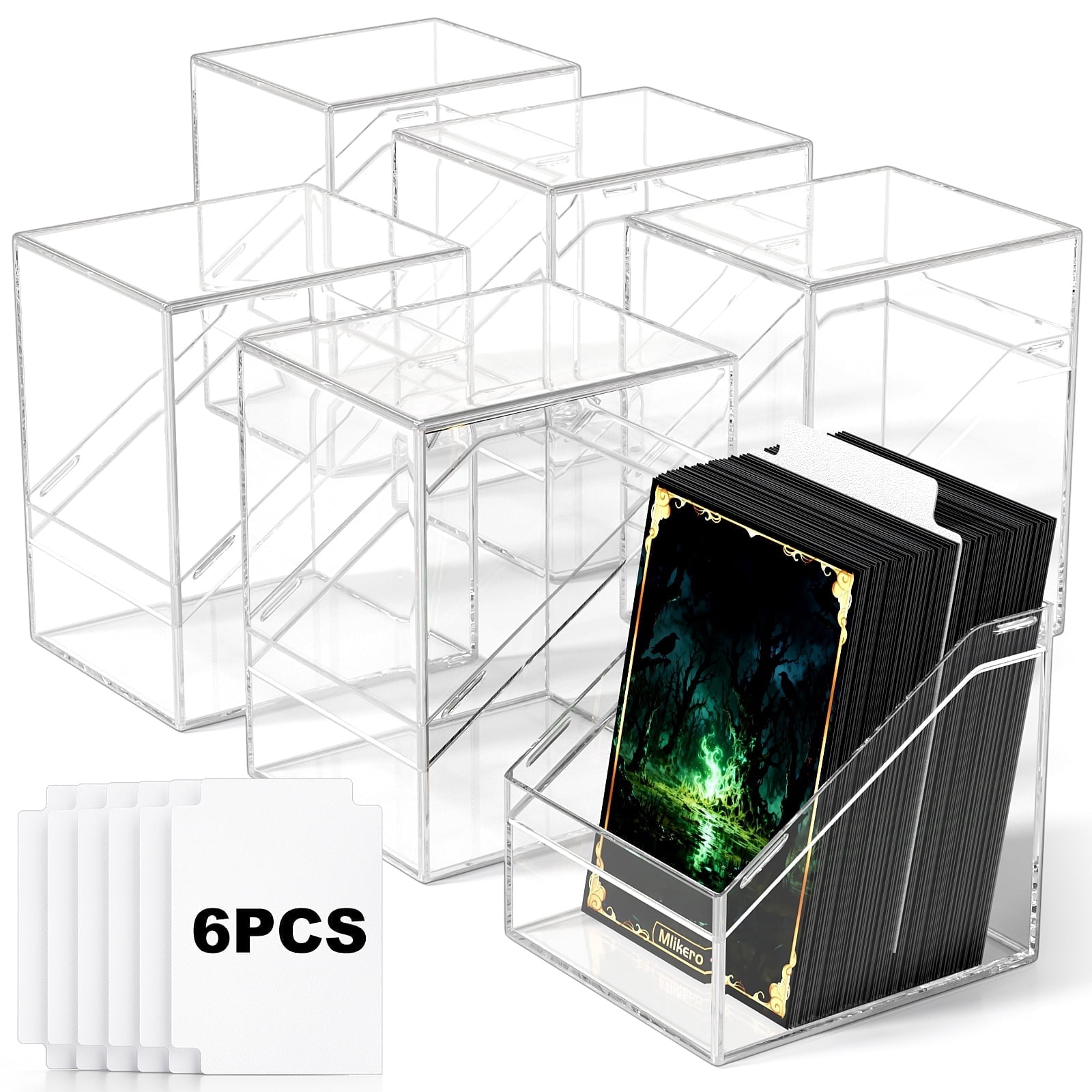 mtg commander deck storage Kabinka Box, Holds 400+ Double-Sleeved Cards especially those who like to collect cards or play games Mtg Booster Box Magic The