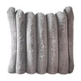 thumbnail image 1 of Mlkoz Bedding Accessories, Faux Cushion Cover 18x18 Inches Soft Friendly With Striped Com Patible With Velvet Sofa Cushion Covers, Women Gifts, 1 of 6