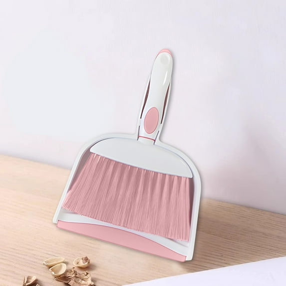 Mlkoz Bedroom Toilet Cleaner, Dustpan And Brush Set Handheld Dustpan And Brush Comfortable Grip Brush And Dustpan For Sofa Tabletop Bedroom Tent Cleaning, Men Gifts