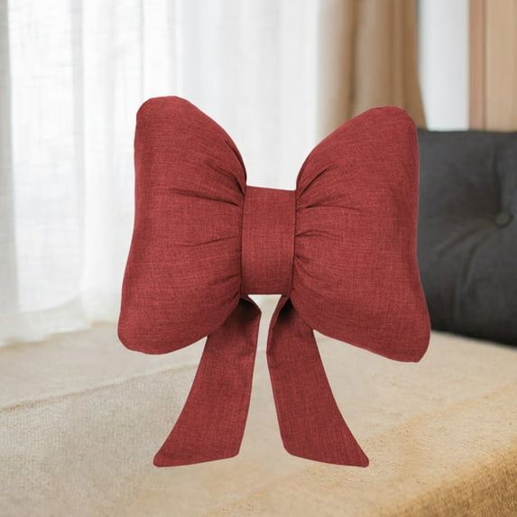 Mlkoz Body Pillow Clearance, Bowknot Ribbon Headrest Cotton Linen Breathable And Comfortable 15.35 X12.2in, Women Gifts