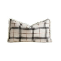 Mlkoz Christmas Decor, Plaid Cushion Covers Plaid Fabric Sofa Cushion Covers Brushed Material Sofa Cushions Suitable For Bedroom Sofa,Mom Gifts