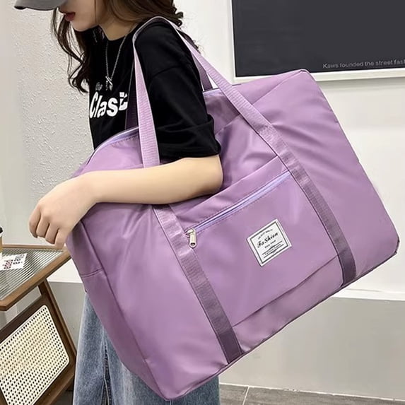 Mlkoz Clothes Storage, Foldable Travel Duffel Bag, Tote Carry gage Person Item Bag Sport Duffle Weekenders Carry Overnight For Women Girls, Men Gifts