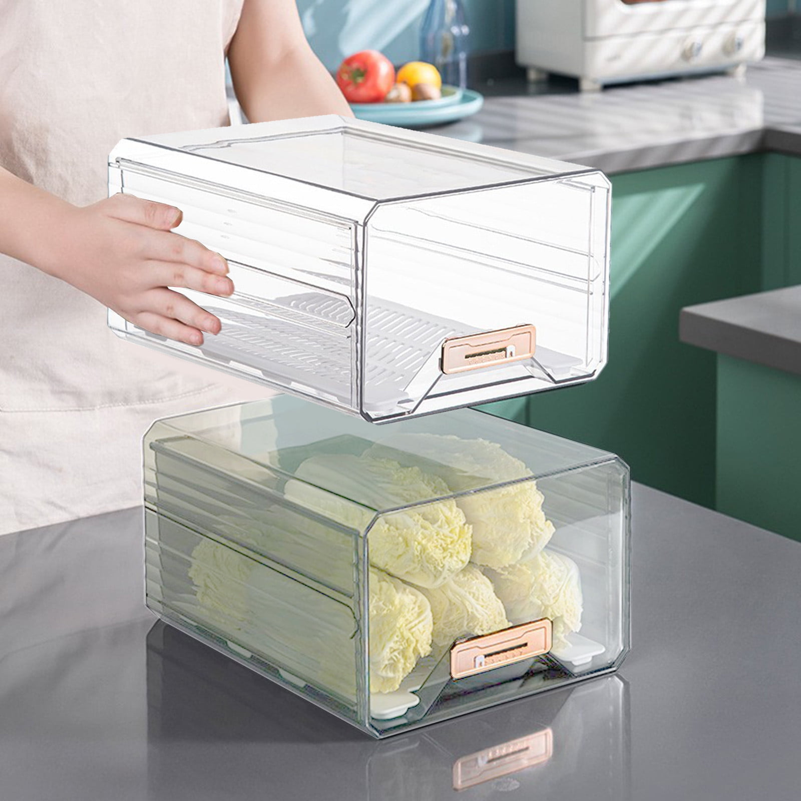 Mlkoz Food Storage Boxes Christmas Clearance! layer Refrigerator