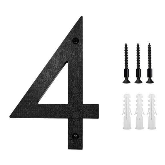 Mlkoz Home Decor, 5 Inch Modern Metal House Numbers Door Number House Address Letters And Numbers For Outside Signs, Birthday Gifts