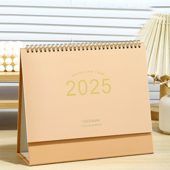 Mlkoz Home Decoration, 2025 Mini Desk Calendar Mini Standing Calendar 2025 Flip Calendar For Desk 2025 Standing Flip Desktop Calendar Desk Calendar Planner Office Calendar For Home