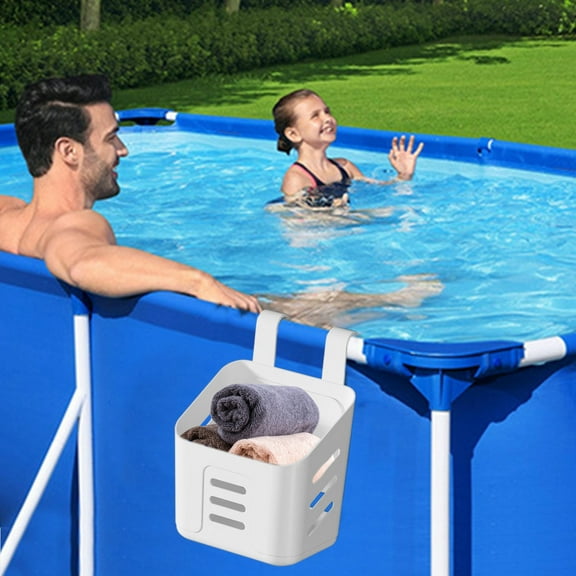 Mlkoz Home Storage Clearance, Pool Side Storage Basket t Pool Cup Above Ground Pool Acceories Pool Toy Basket Pool Storage Bins For Most Frame Pools, Men Gifts