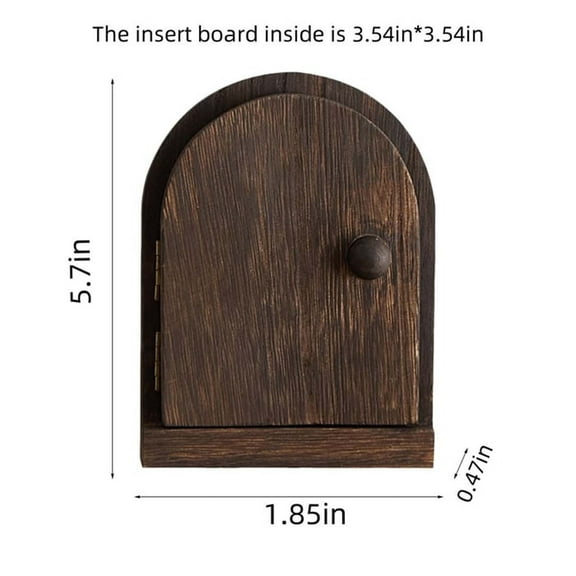Mlkoz Home decor, Solid Wood Switches Protective Cover Wall-mounted Household Socket Decorative Frame Cover Protective Cover Shock Cover Button Frame, Birthday Gifts