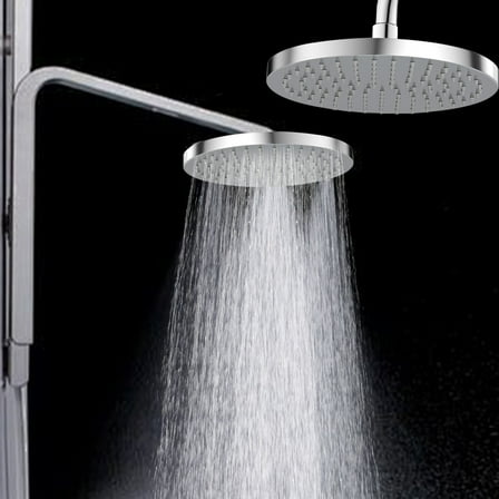 Mlkoz Household Cleaners Clearance, Supercharged Top Spray Large Shower Stainless Steel Household Bathroom Shower Head-shower Water Heater-shower Nozzle, Cleaning Supplies