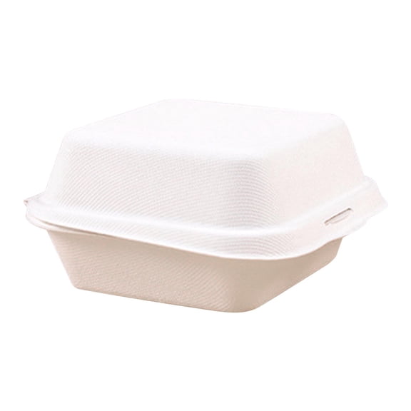 Mlkoz Kitchen Accessories, 50PC Disposable Pulp Bento Boxes Cake And Hamburger Boxes With Lids Food Containers, Women Gifts
