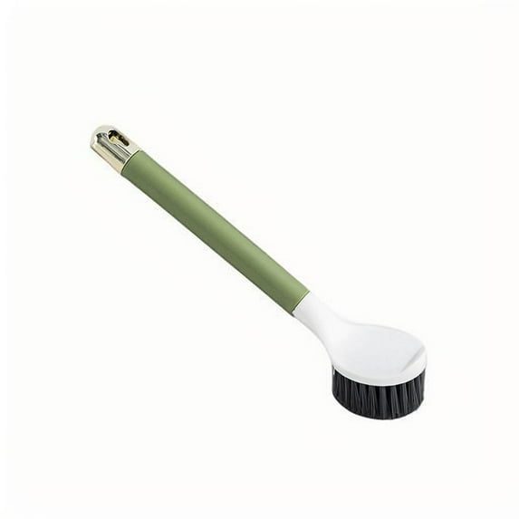 Mlkoz Kitchen Accessories, Multifunctional Long-handle Kitchen Cleaning Pot Brush Hand Non-oil Long-handle Dishwashing Brush Soft Hair Pot Brush Pot Washing Brush, Men Gifts