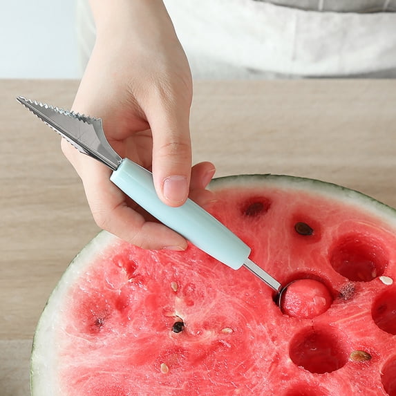 Mlkoz Kitchen Appliances, Stainless Steel Fruit-watermelon Cutting Tool-fruit- Ice Cream Round Spoon-fruit Cutter, Friends Gifts