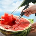 thumbnail image 1 of Mlkoz Kitchen Appliances, Trumpet Stainless Steel Watermelon Cutting Tool Fruit Watermelon Diced And Diced Cutting Tool, Men Gifts, 1 of 5