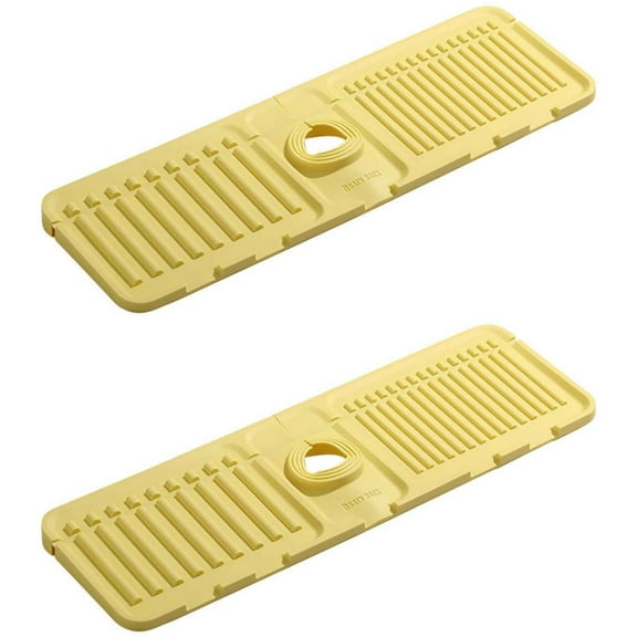 Mlkoz Kitchen Utensils & Gadgets, 2pcs Faucet Water Flowing Pad Drying Cushion Pad Sink Guard Pad For Kitchen And Bathroom, Men Gifts