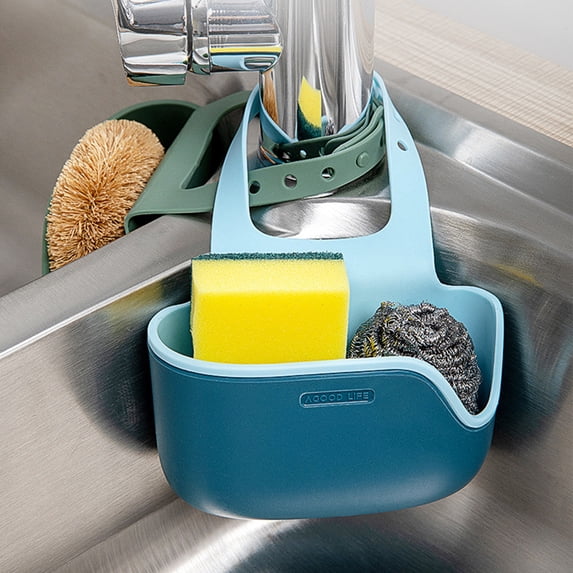 Mlkoz Kitchen Utensils & Gadgets Clearance, Sink Caddy Se With Hole Kitchen Faucet Hanging Bag Double Basket Kitchen Sink Caddy Se Hanging Kitchen Strap Fauce, Birthday Gifts
