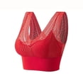 thumbnail image 1 of Mlkoz Lace Bralettes for Women No Underwire Bras Racerback Deep V Neck Bralette T-Shirt Bras Everyday Lingerie, 1 of 2