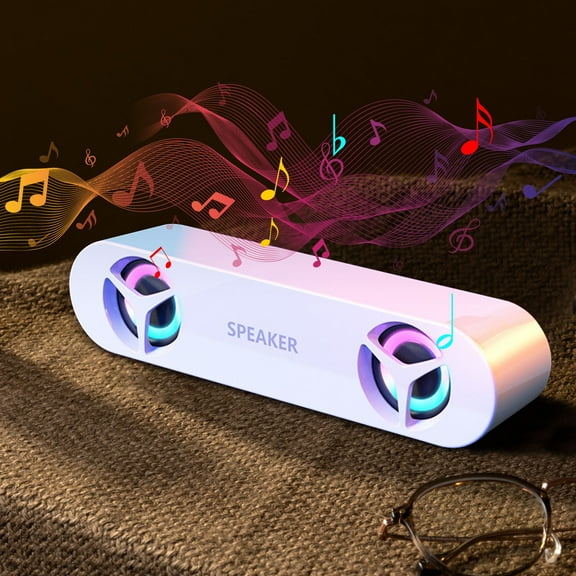 Mlkoz Office Supplies, Desktop Computer Mobile Phone Bluetooth Audio Laptop Desktop Small Speaker, Men Gifts