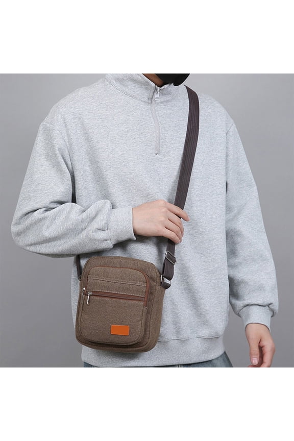 Organization and Storage, Crossbody Bag Men's Watertight Material Chest Bag Multifunctional Sports or Leisure Shoulder Backpack Messenger Bag, Men Gifts