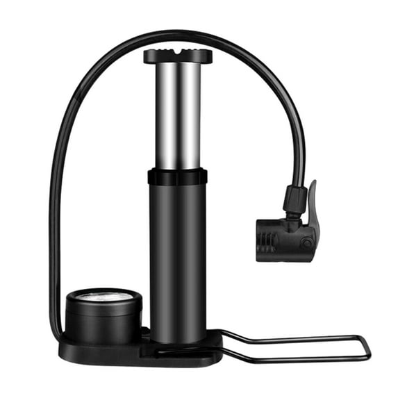 Mlkoz Portable Bicycle Pump With Pressure Gauge Mini Bike Inflator Tire Cycling Compressor Adapter Bicycle Repairing Tools on Clearance