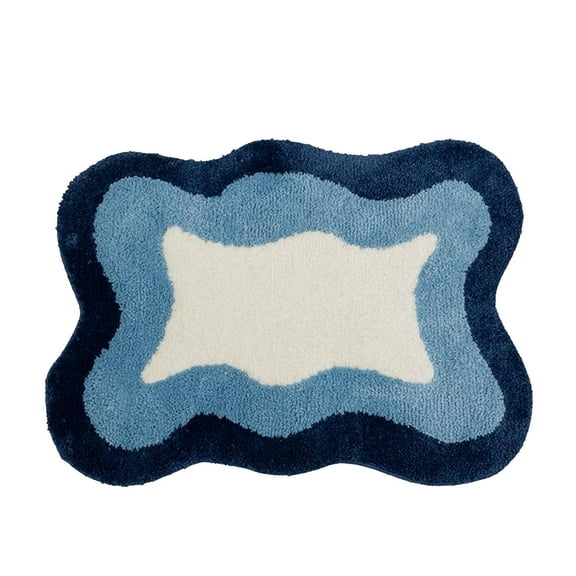 Mlkoz Shower Mat, Bath Rug Thick Soft Absorbent Rubber Backing Dry Microfiber Mats Washable Rugs For Shower Floor Bathroom Runner Bathmat Accessories Decor, Birthday Gifts