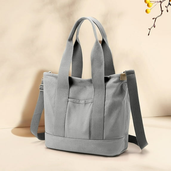 Mlkoz Sling Bag for Women Clearance, Classic Bag - Cotton Canvas Shoulder Bag With Upgraded Features Vintage Canvas Satchel Bag For Men Women, Birthday Gifts