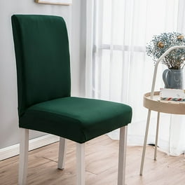 Solid Color Brushed High Elastic Chair Cover Soft And Comfortable Chair Seat Cover proof And Dirt Chair Slipcover Suitable For Dining Chair Removable