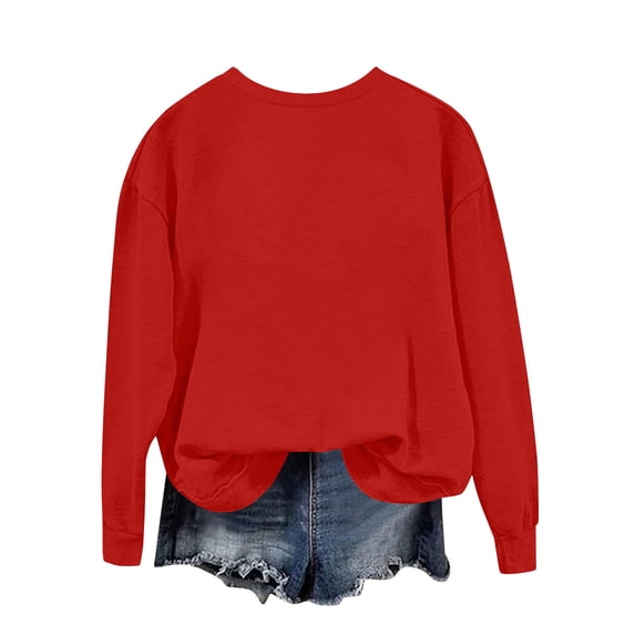 Mlkoz Sweatshirts for Women Lightweight and Soft Tops Crewneck Long Sleeve Loose Tops Solid Tops Pullover Shirts