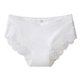 thumbnail image 1 of Mlkoz Underwear for Women Lace Casual Panties Ladies No Show Low Waist Breathable Stretch Briefs, 1 of 2
