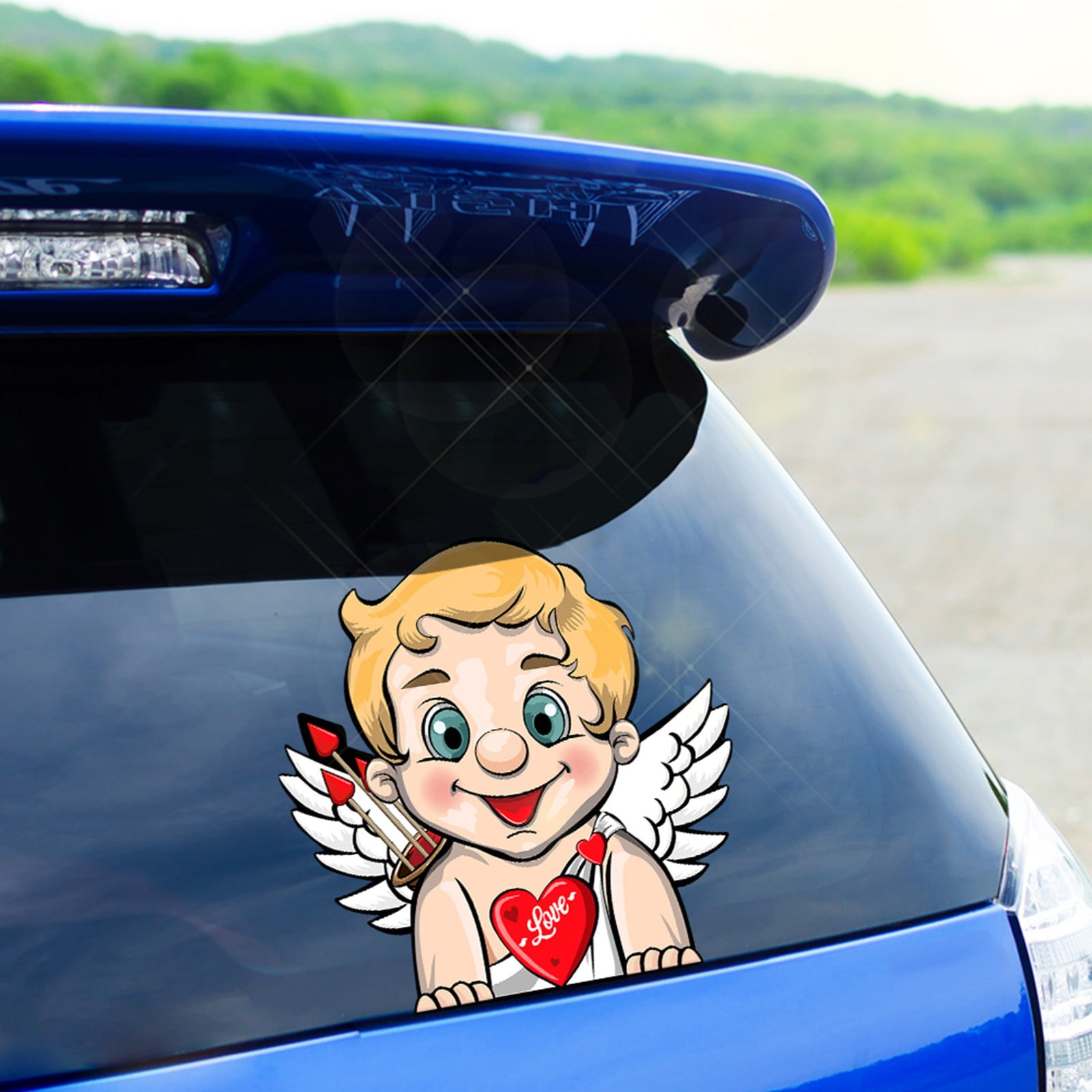 Mlkoz Valentine's Day Cupid Stickers For Car Wall Art Decals Truck