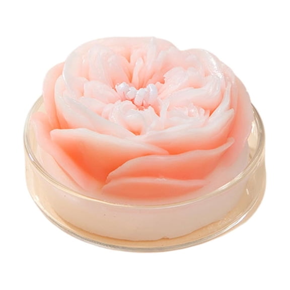 Mlkoz Valentines Day Decor, Rose Scented Candle February 14 Festive Gift Birthday Aromatic Gift Romantic Ambiance Enhancer