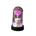 thumbnail image 1 of Mlkoz Valentines Decor, V-alentine's Day Preserved Flower And Bear Bow Rose Ornament and Ambient decorative night light, 1 of 5