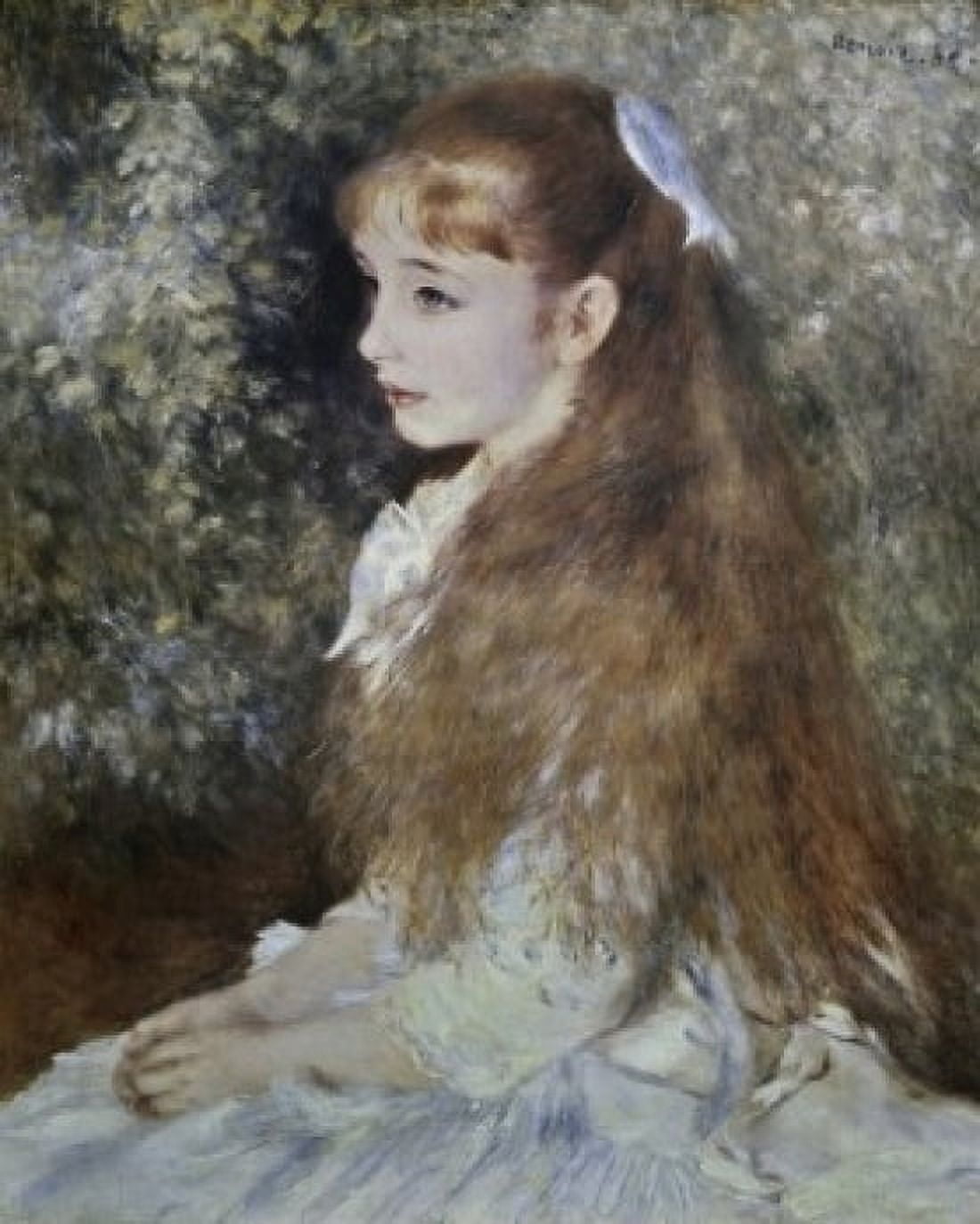 Mlle Irene Cahen Danvers D1880 Pierre Auguste Renoir (1841-1919French) Oil on Canvas E G Buhrle Collection Zurich Switzerland Canvas Art - Pierre Auguste Renoir (24 x 36)