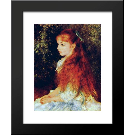 Mlle Irene Cahen d'Anvers 20x24 Framed Art Print by Renoir, Pierre Auguste