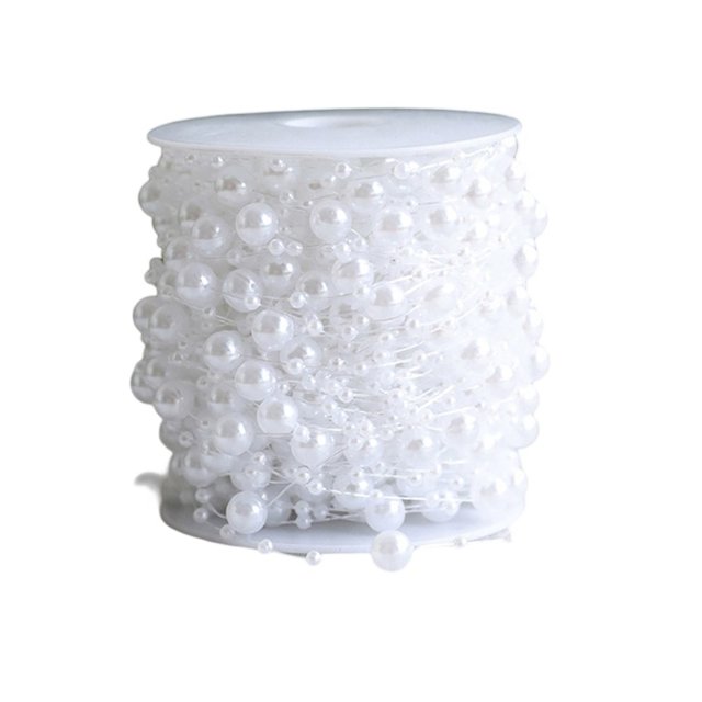 Mlless 10m Christmas Tree Beads Garland Artificial Beads Trim Garland