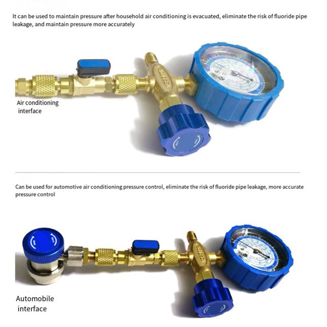 Mlless Air Conditioning Fluoride Ball Valve Switch 1/4 Internal Thread