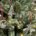 thumbnail image 1 of Mlless Christmas Tree Decor Pendant Hanging Metal Ornaments Santa Claus Snowflake Christmas Tree Snowman Animals Wreath Xmas Supplies, 1 of 6