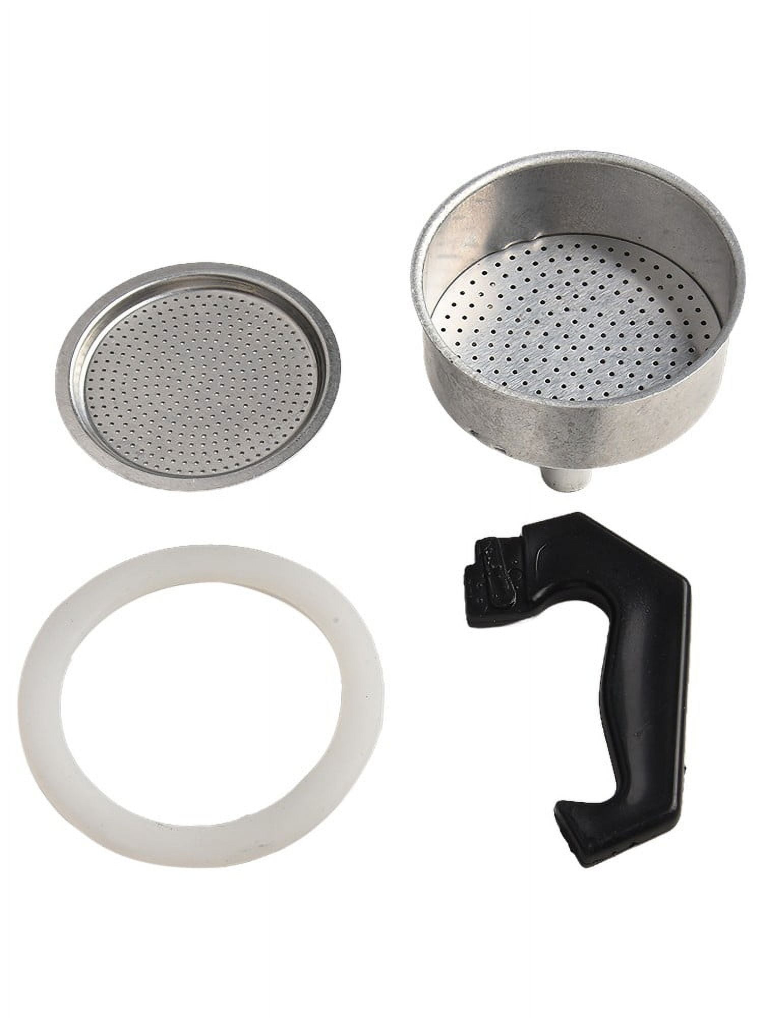 Mlless Espresso Coffee Moka Pot Replacement Parts Set for 112 Cups