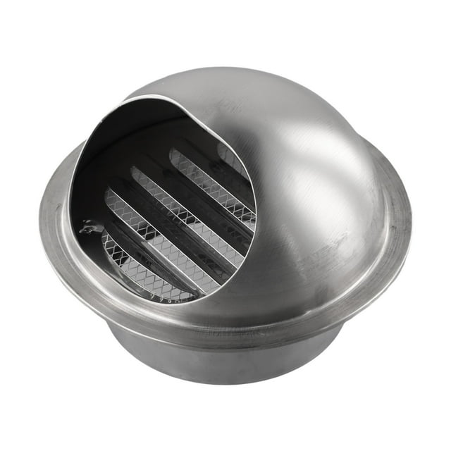 Mlless Stainless Steel Round Bull Nosed Wall Vent Outlet for Tumble