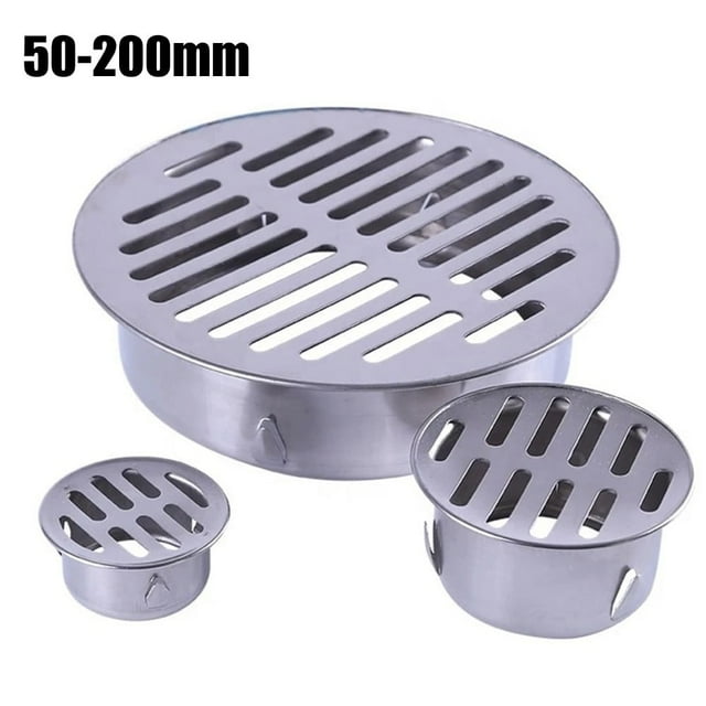 Mlless Stainless Steel Round Floor Drain Cover for Balcony and Outdoor
