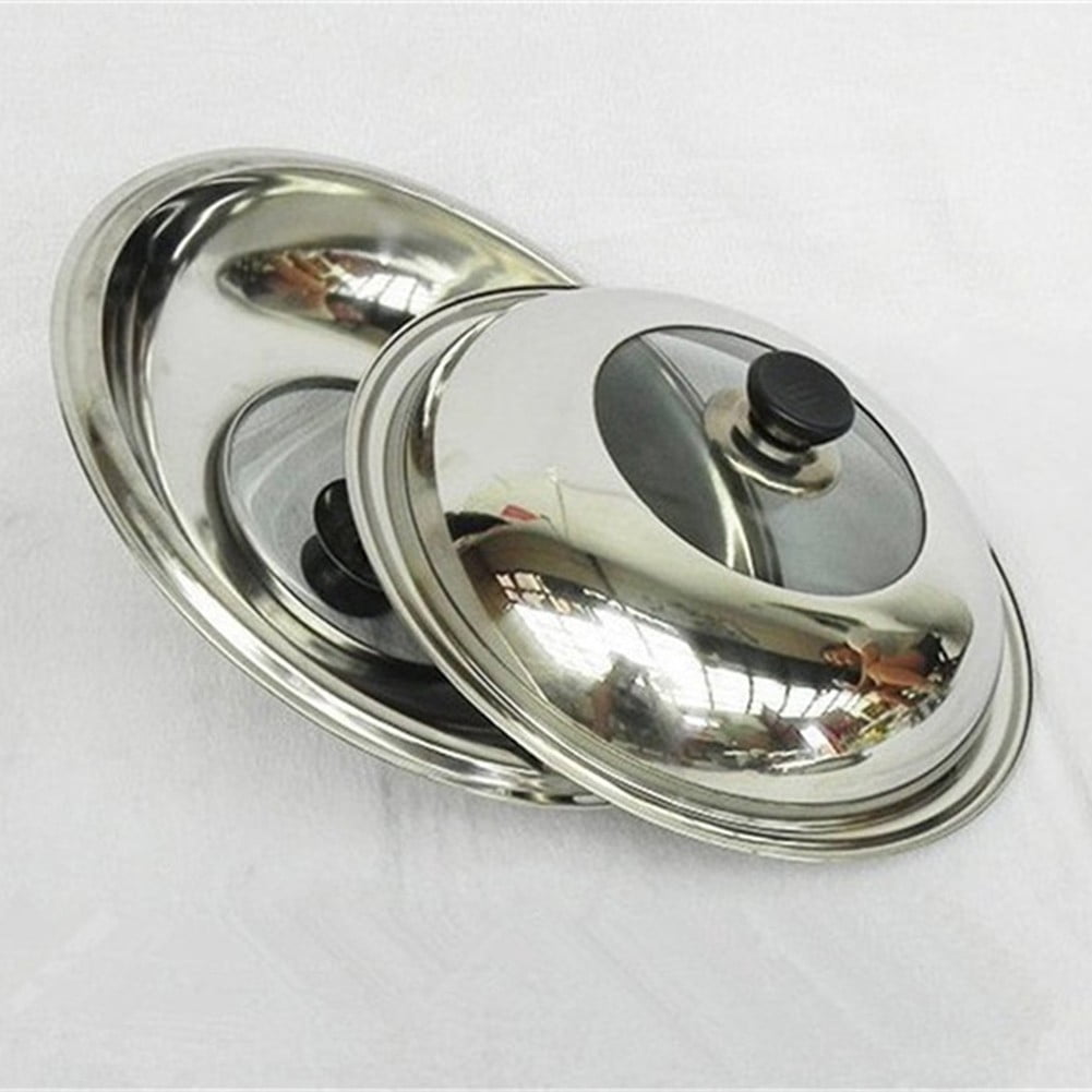 Mlless Stainless Steel Tripod Wok Cover for Cooking and Vegetables