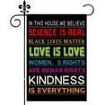 thumbnail image 1 of Mloabuc In This House We Believe Garden Flag Black Lives Matter Love is Love Kindness Farmhouse Yard Sign Patio Outdoor Decors 12x18" Double Sided, 1 of 6