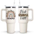 thumbnail image 1 of Mloabuc Mimi Tumbler with Handle Lid and Straw, 40 oz Best Mimi Ever Vacuum Insulated Travel Coffee Mug CupTumbler, Mothers Day Gifts for Grandmother, 1 of 3