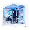 thumbnail image 1 of Mloong Gaming PC Desktop AMD Ryzen 5 5500 GeForce RTX 5050 1TB SSD 16GB RAM 650W Win11 WIFI White, 1 of 7