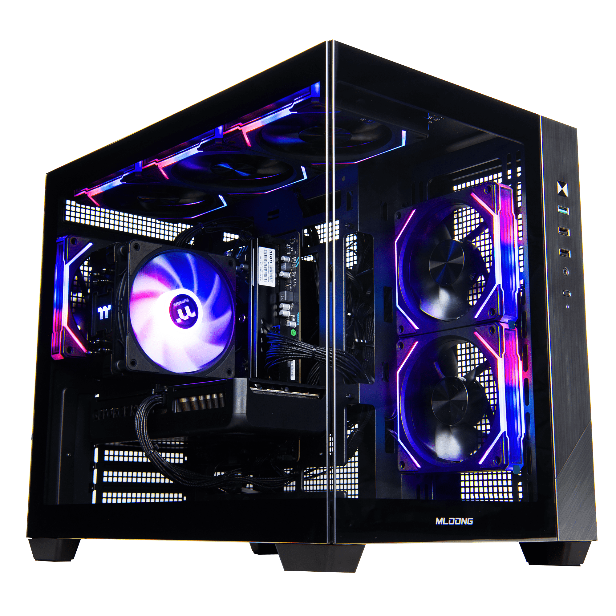 Mloong Gaming PC AMD Ryzen 5 5500, NVIDIA GeForce RTX 5060, 16GB