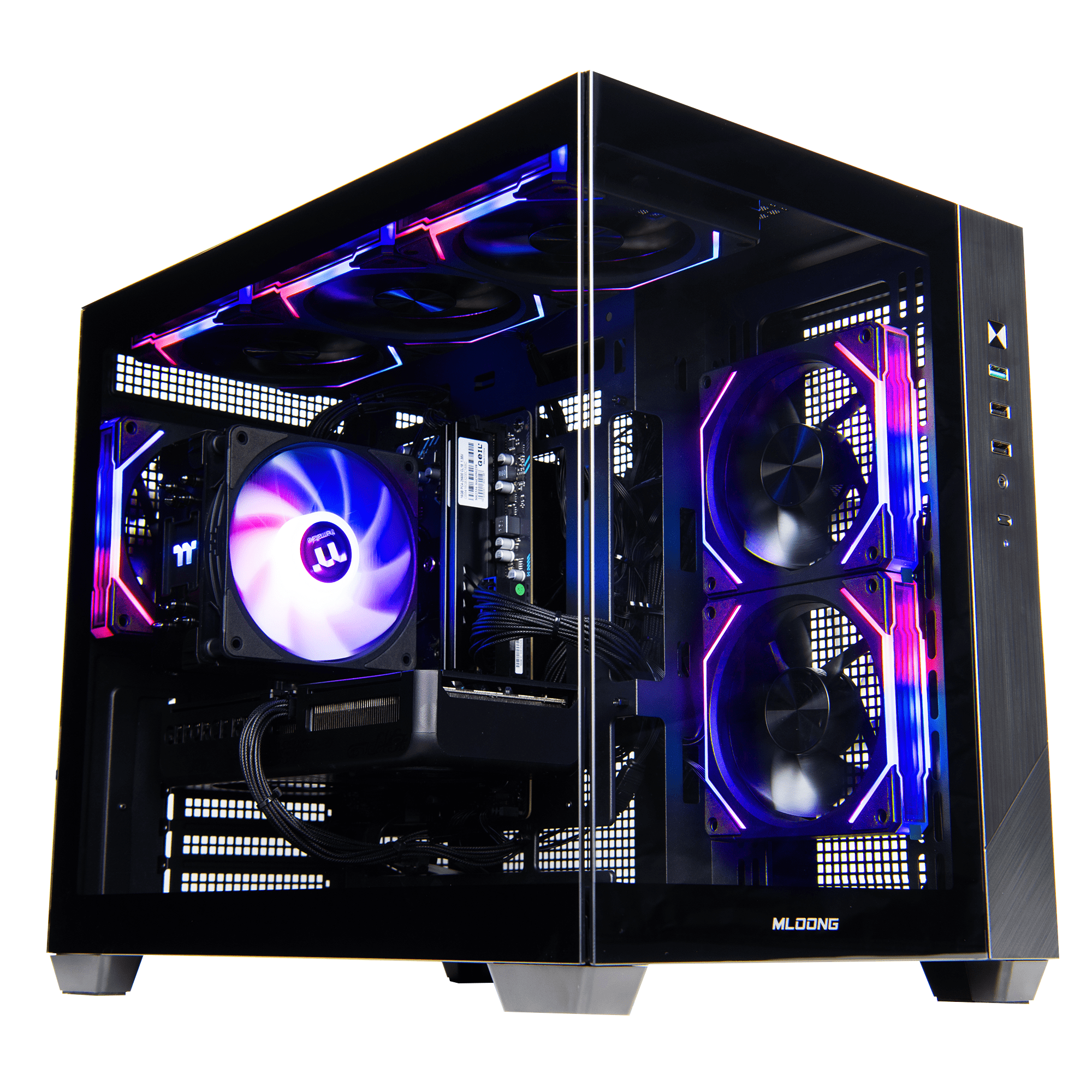 Mloong Gaming PC AMD Ryzen 5 5500, NVIDIA GeForce RTX 5060, 16GB