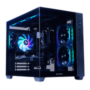 Mloong Gaming PC Desktops AMD Ryzen5 5500, Radeon RX 6500XT 4GB, 1TB SSD, 16GB RAM, 650W, Win11, Wifi, Black